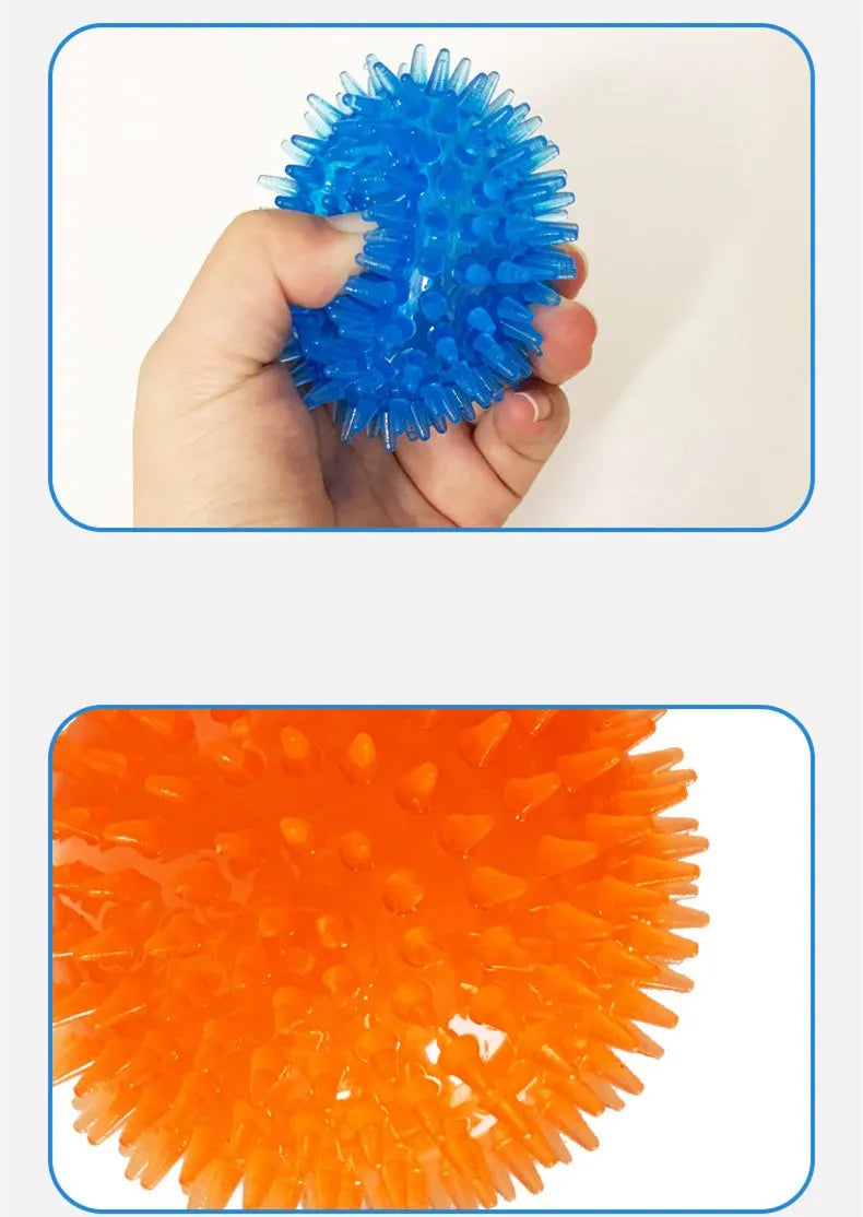 Quietschender Gummispielball