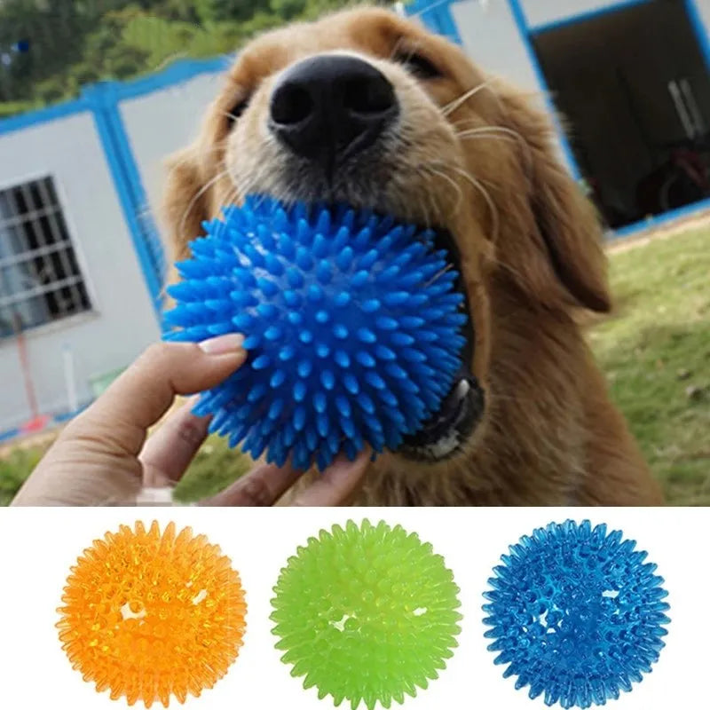 Quietschender Gummispielball