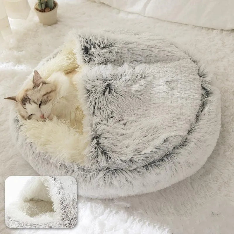 Plüsch-Katzenbett