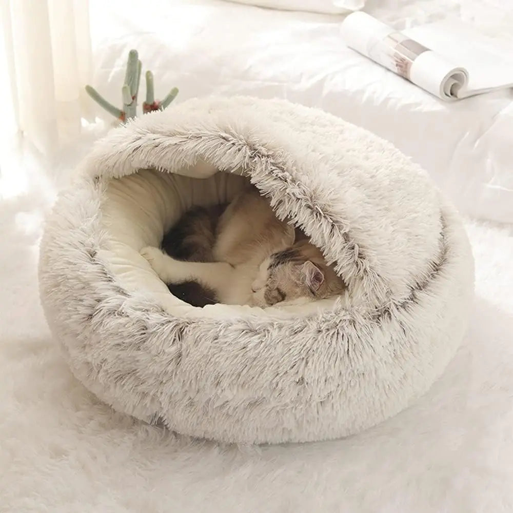 Plüsch-Katzenbett