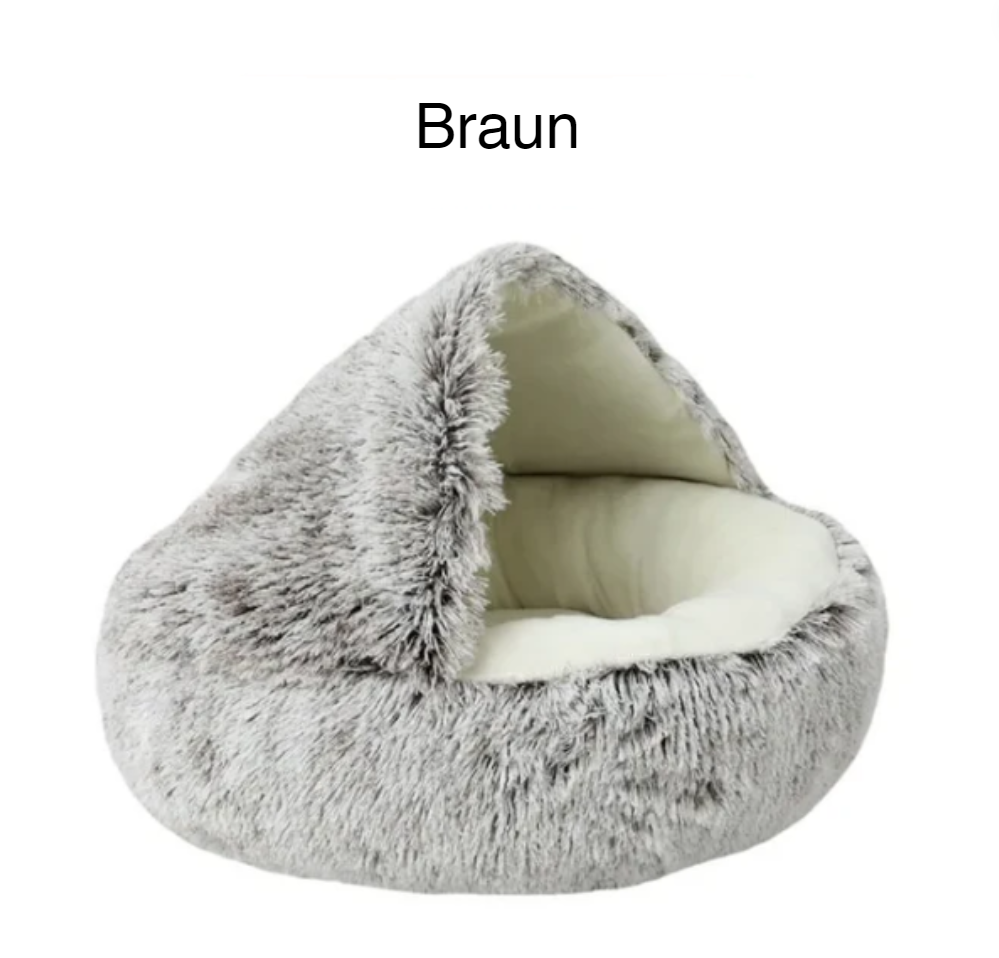 Plüsch-Katzenbett