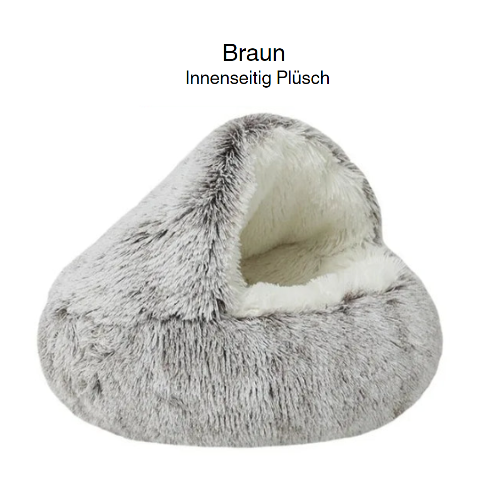 Plüsch-Katzenbett