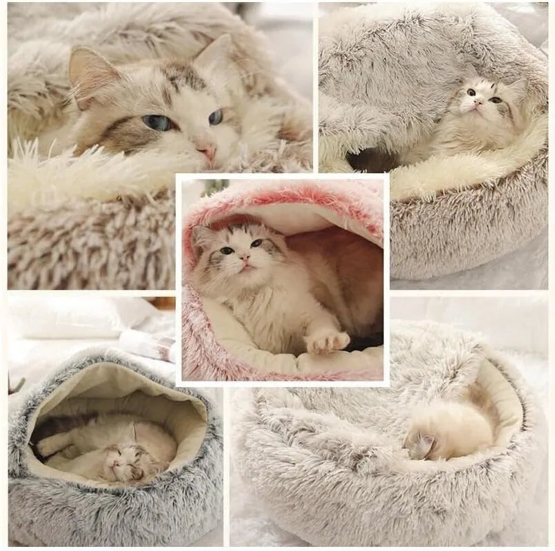 Plüsch-Katzenbett