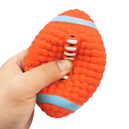 Gummierter Rugbyball