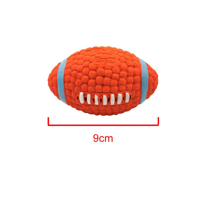 Gummierter Rugbyball