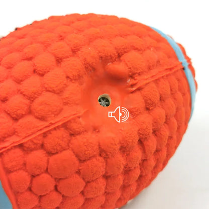 Gummierter Rugbyball
