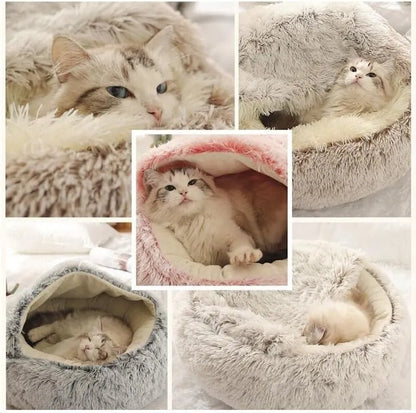 Plüsch-Katzenbett